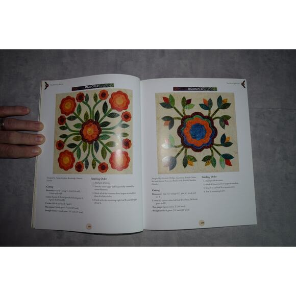 Rose of Sharon Block Book: Winning Designs From the EQ6 Challenge (PB, 2010) - Picture 5 of 5